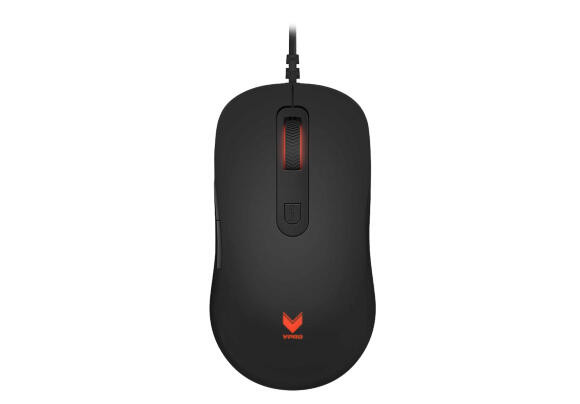 GAMING MOUSE RAPOO V16RGB/WIRED/ERGONOMIC/BREATHING LIGHT/BLACK