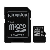 MICROSD KINGSTON 32GB+ADAPTER