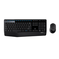 KEYBOARD + MOUSE LOGITECH MK345/WIRELESS/ENG-RUS/BLACK