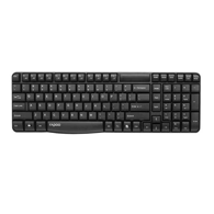 KEYBOARD RAPOO E1050 WIRELESS/ENG-RUS/BLACK