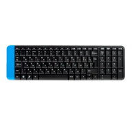 KEYBOARD LOGITECH K230/WIRELESS/ENG-RUS/BLACK