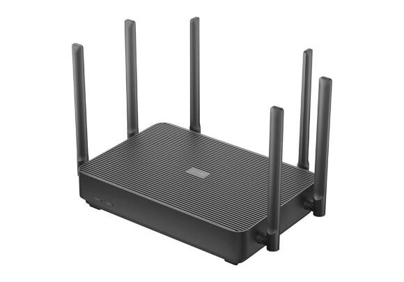 WIRELESS ROUTER XIAOMI REDMI AX6S AX3200 WAN/3xLAN 1GPBS/574+1201MBPS/2.4+5.0GHZ/BLACK [DVB4326CN]