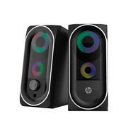 SPEAKER FOR PC HP DHE6001 2.0/3Wx2/AUX/RGB/BLACK
