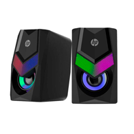 SPEAKER FOR PC HP DHE6000 2.0/3Wx2/AUX/RGB/BLACK